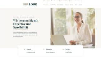 Maklerhomepage Vorlage #2 der Marketing-Suite