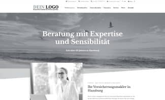 Maklerhomepage Vorlage #5 der Marketing-Suite